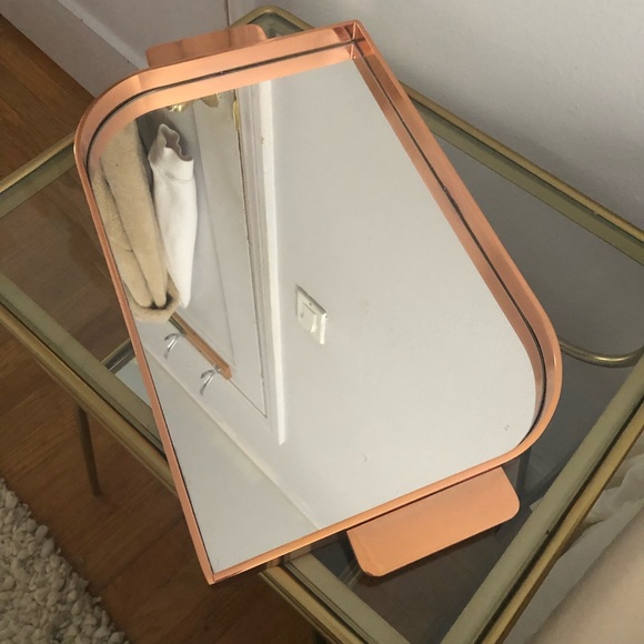 West Elm Other | West Elm Rose Gold Mirror Tray | Poshmark